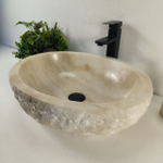 Раковина из оникса Erozy White EO-64259 52*42*15 0213