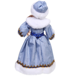 Снегурочка «Волшебный праздник» 40 см в голубой шубке