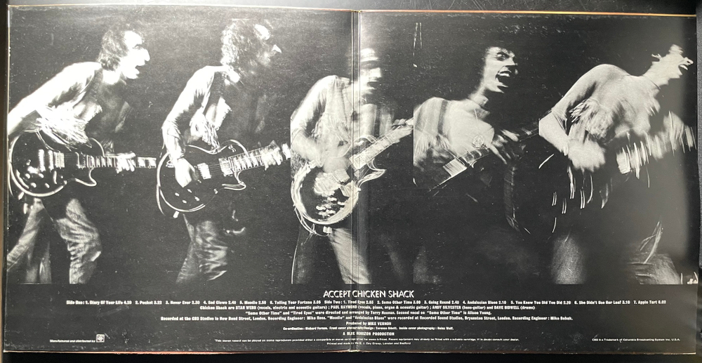 Chicken Shack ‎– Accept Chicken Shack (Англия 1970г.)