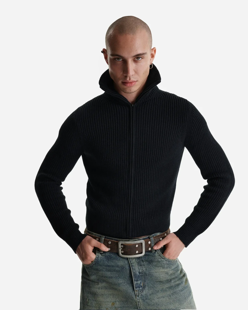 Кардиган на молнии