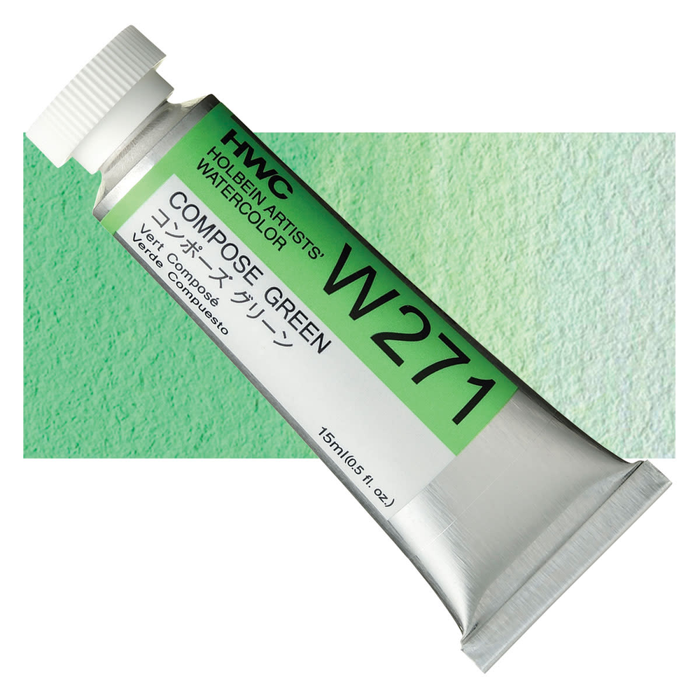 Акварель Holbein 15 мл. 271 [A] Compose Green #1