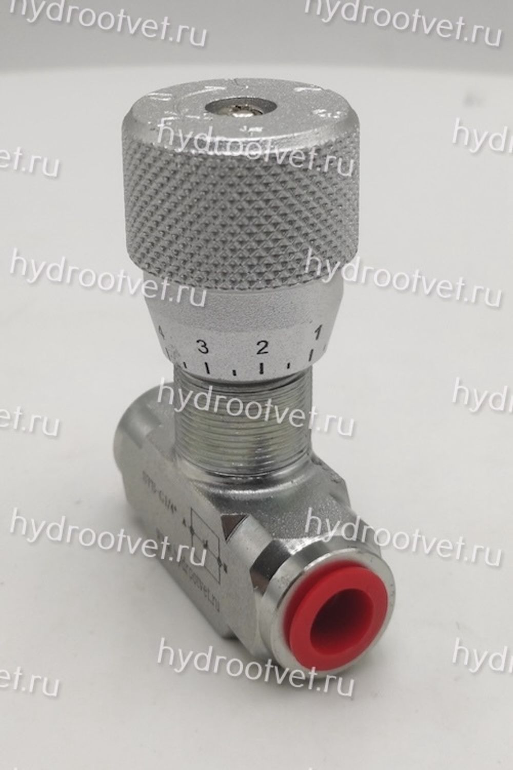 STB-G1/4-11-1 - Дроссель трубного монтажа c рукояткой, G1/4, без обратного клапана