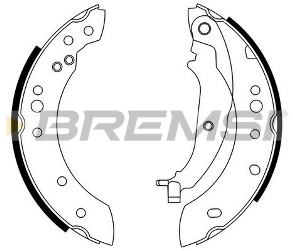 BREMSI - GF0832-BMS - Brake Shoe Set