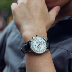 ZEPPELIN Quartz Movement Men"s Watches Watch 42 Silver Dial