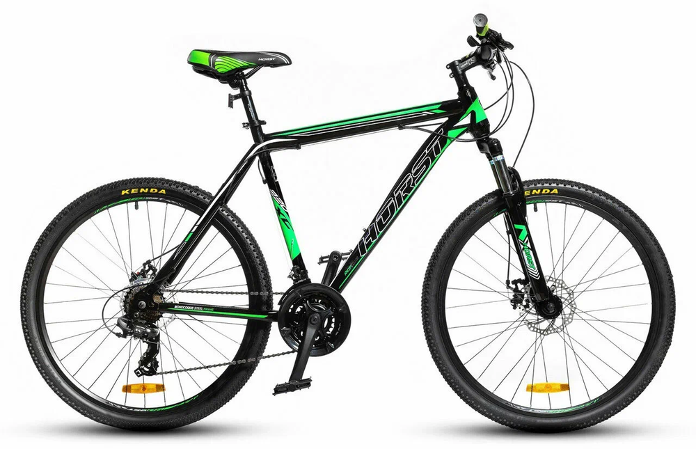 Stalker 21" (22) HORST черный/салатовый