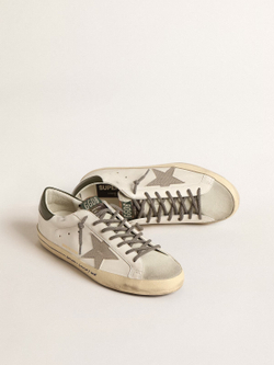 Men's Super Star LTD with croc-print star and green heel tab