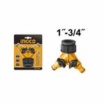 Распределитель двухканальный 1"- 3/4" INGCO HHC1202