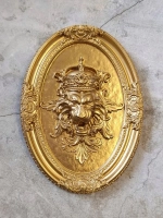 Барельеф на стену из гипса Лев