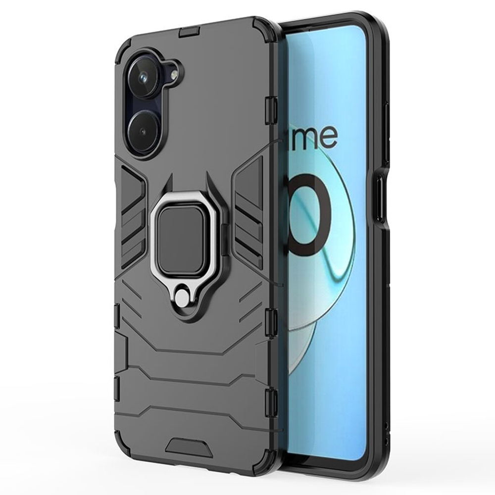 Противоударный чехол с кольцом Panther Case для Realme 10