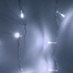 Гирлянда для дома БАХРОМА «Мерцание Premium» ш3м* в0,3/0,5 м 120 ламп LED, прозрачн.провод, 1реж,, IP-40, Белый (возможность соединения)