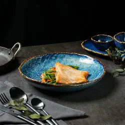 Салатник 700 мл d 25,3 см h5,4 см Aqua Blue P.L. Proff Cuisine [6]