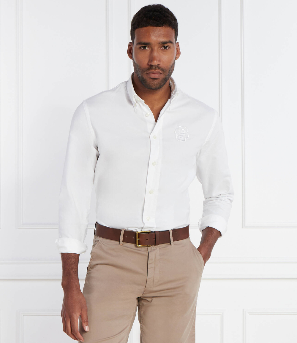 Рубашка S-OWEN-BD-E-C1-242 BOSS BLACK - белый(50514638)