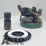 Ароматизатор-игрушка -на торпеду- Самолет Камуфляж- солн батар- YC-79CG Camouflage green