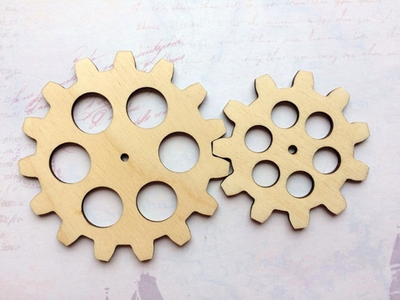 Шестеренки "пара" 6 и 8 см