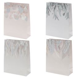 GAEM Пакет подарочный (бумага 210г/м2, блок микс 12шт), L30 W12 H39 см, 4в.