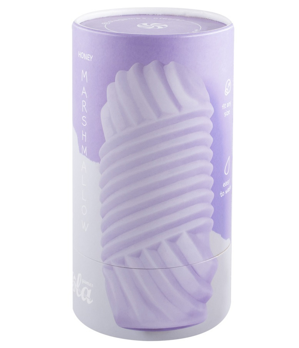 Мастурбатор Marshmallow Maxi Honey фиолетовый 14,1 см