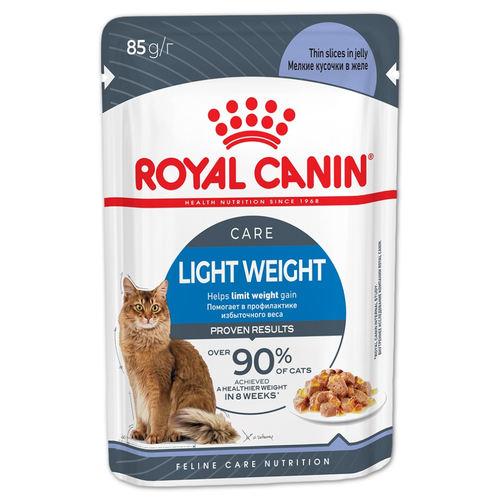 Royal Canin корм консервированный для взрослых кошек кусочки в соусе профилактика избыточного веса