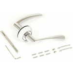 Ручка дверная Аллюр, ОСКАР CP (1320), 00010907, хром