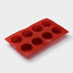 Форма силиконовая «Фигуры.Круг», 29×17×2,7 см, 8 ячеек