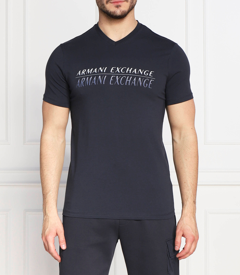 футболка Armani Exchange - темно-синий(3RZTAH ZJAAZ)