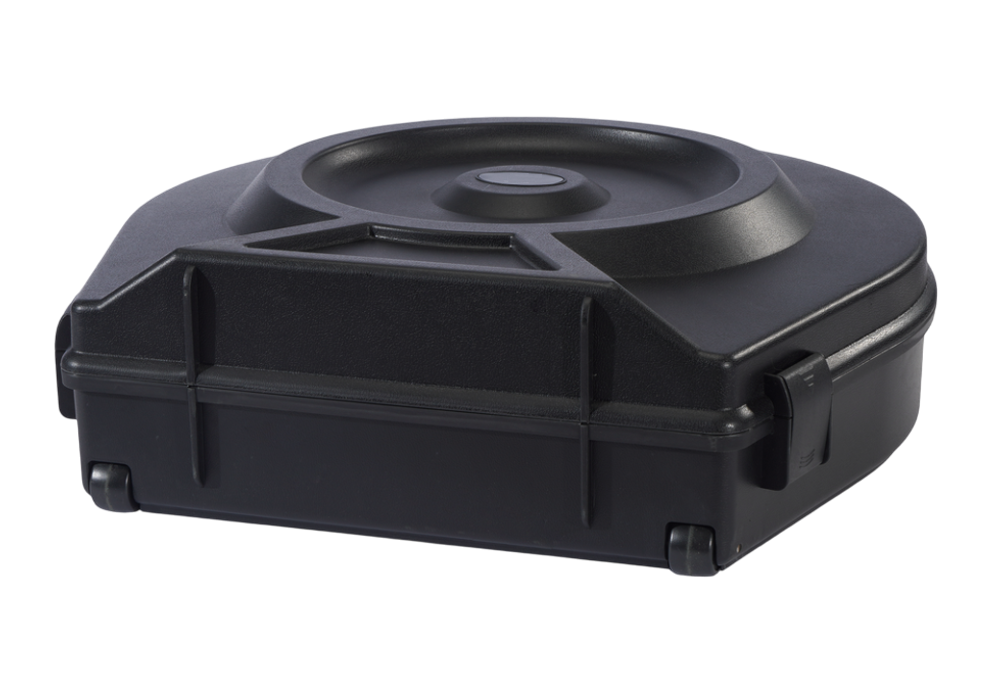 KZCASE X20-01A — кейс для барабанных тарелок с колесами и выдвижной ручкой