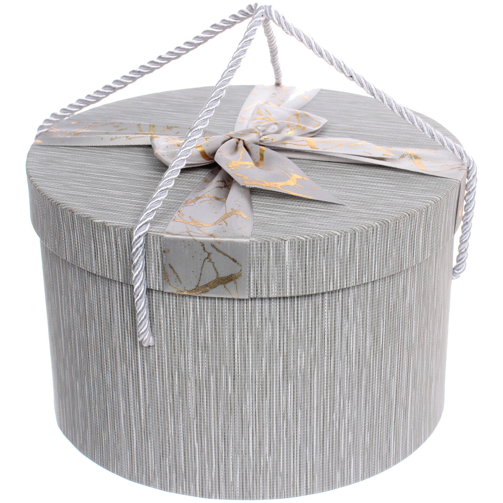 Коробка подарочная «Теплые чувства» 22*22*13,5 см, серый