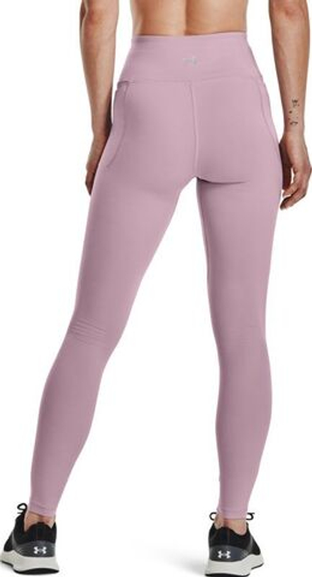 Леггинсы Under Armour Women's UA Meridian Ankle Leggings - mauve pink/metallic silver