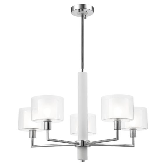 Подвесная люстра Crystal Lux Maestro SP-PL5 Chrome