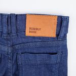 Джинсы зауженные "Темно-синие" 7+