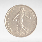 France, ½ Franc 1976 - Signature "O. Roty", VF
