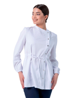 Туника медицинская женская Mariita MA763 с кулиской, белый, 46
