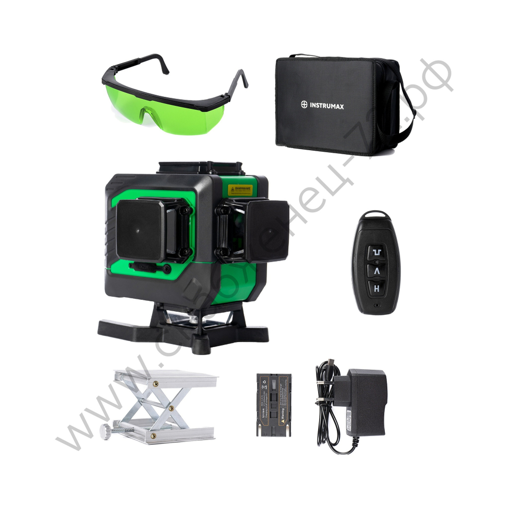 Лазерный уровень INSTRUMAX GREENLINER 3-360/B SET