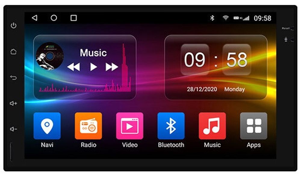 2DIN магнитола (экран 7&quot;) - Carmedia OL-7001-P Android 10, ТОП процессор, 4/64, 4G-SIM