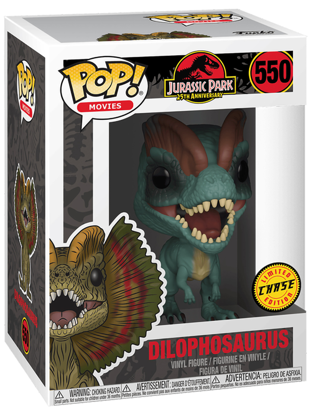 Фигурка Funko POP! Movies Jurassic Park Dilophosaurus Chase (550)