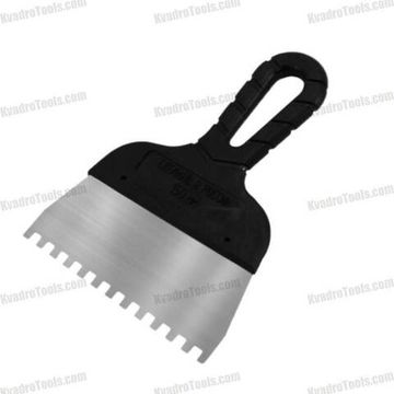 Гребенка с пластиковой ручкой 150 мм, зуб 4x4мм