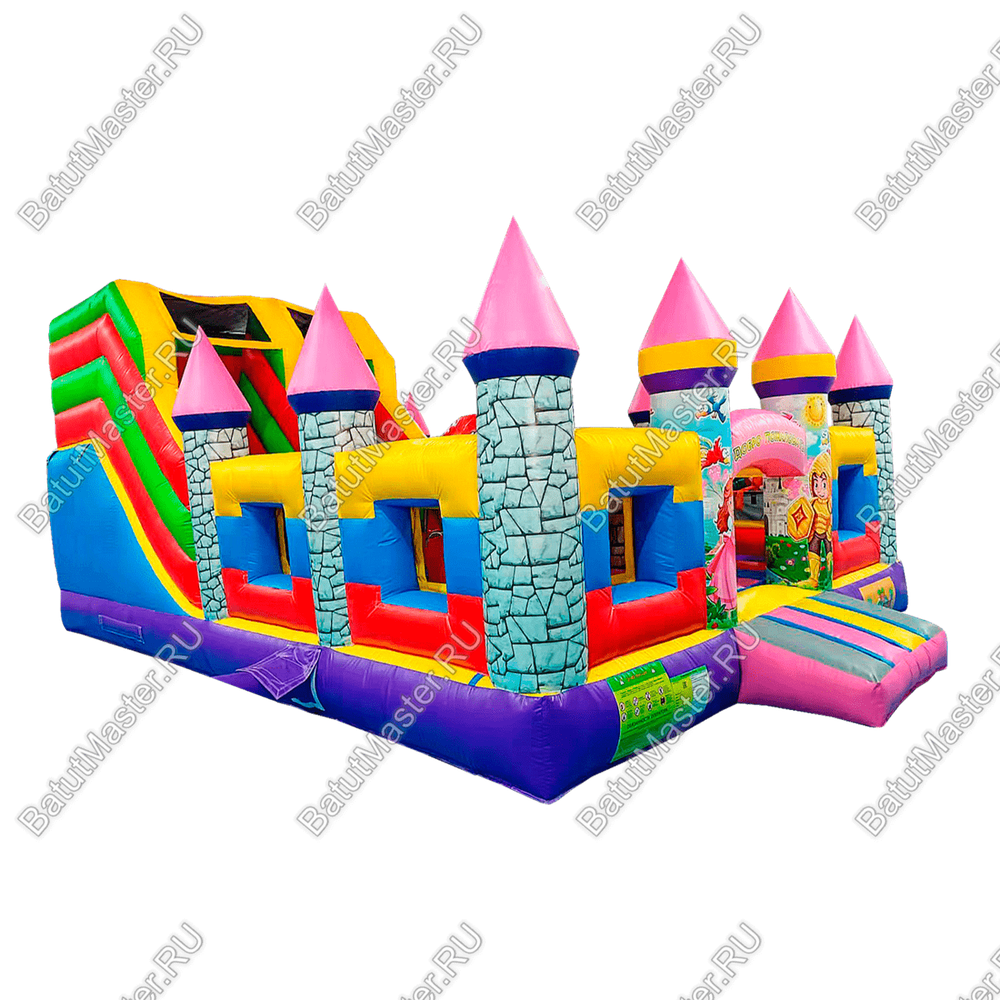 Коммерческий надувной батут "Замок средневековья"