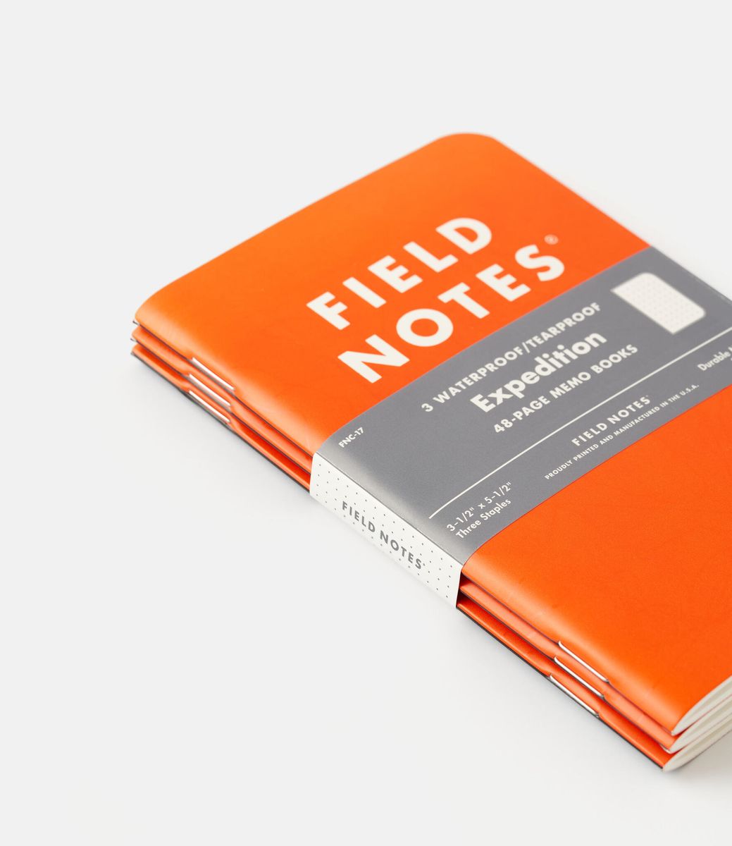 Field Notes Expedition — набор водонепроницаемых блокнотов