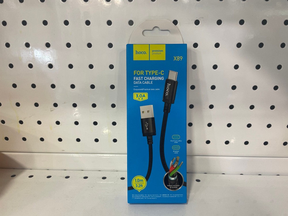 X89 - Tape C / Кабель питания USB Type-C (ю-эс-би тайп си) (1 шт)