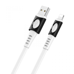 Кабель Borofone BX35 USB-Lightning 2.4А 1м TPE White