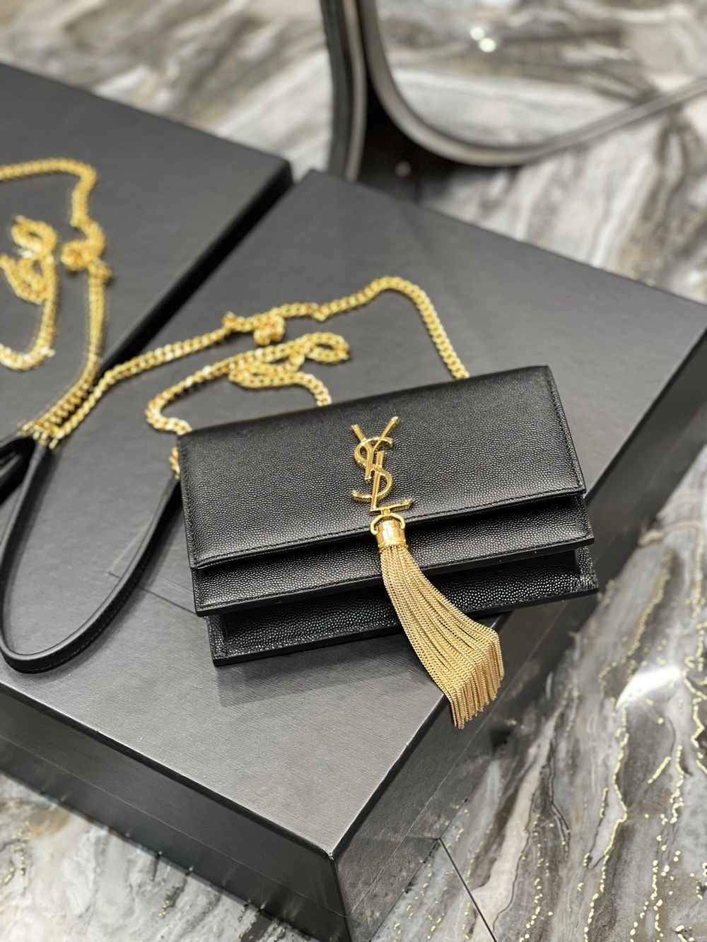 Saint Laurent Kate Chain Wallet 19 cm