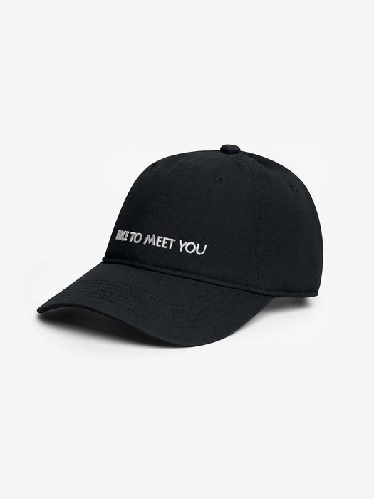 Кепка CAP/BLACK/RICE TO MEET YOU