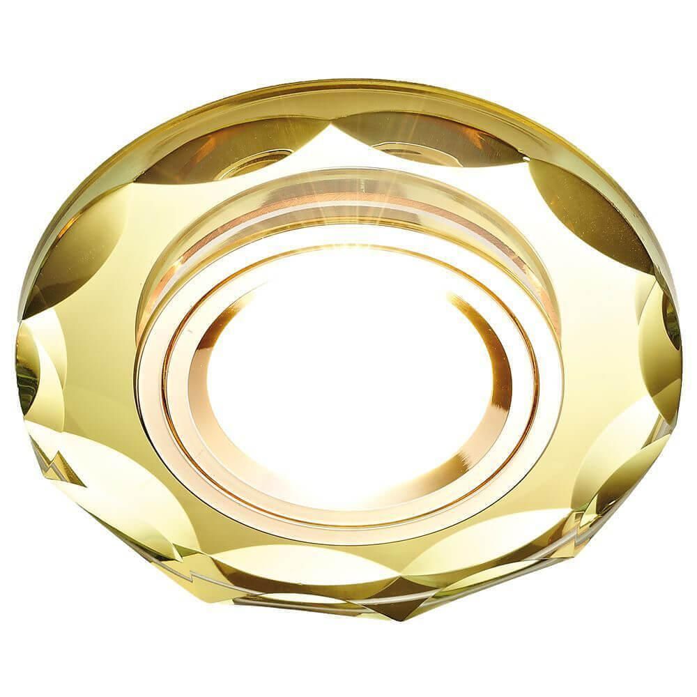 Встраиваемый потолочный точечный светильник 800 GOLD золото MR16 D90 mm