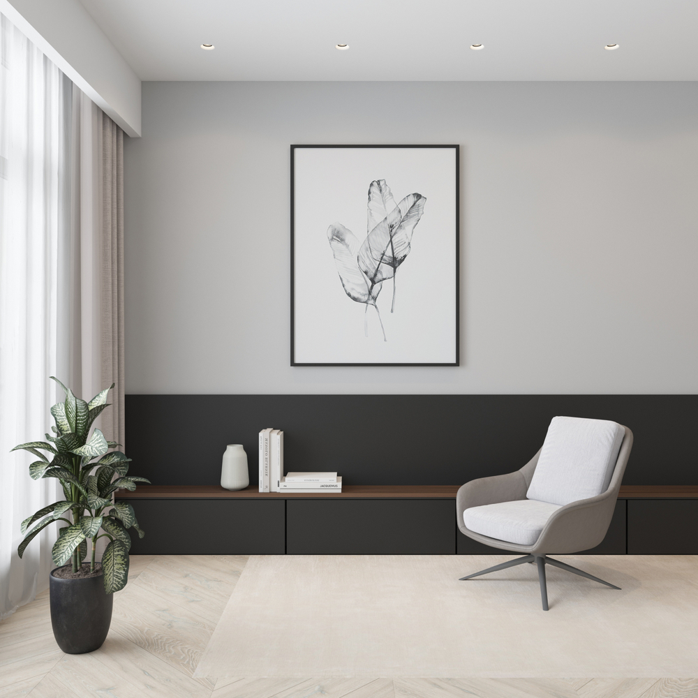 DK2085-BK Фиксирующее кольцо для светильников серии INVIZ DK2080-WH, DK2081-WH, черное, ABS-пластик