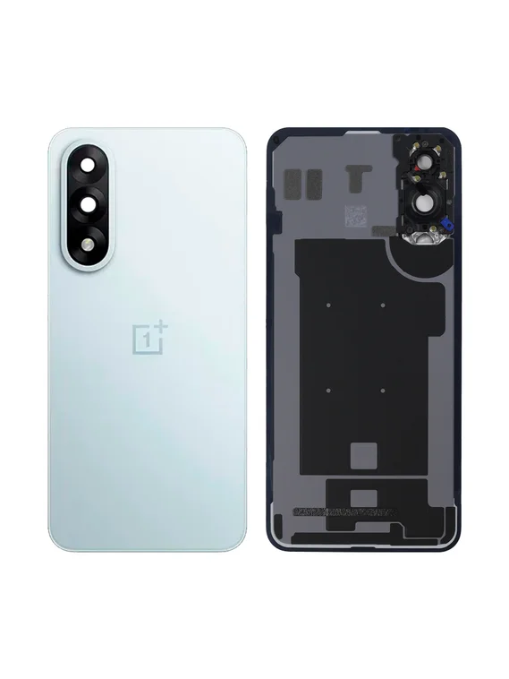 Задняя крышка для Oneplus Nord 5 голубая (Dry Ice) со стеклом камеры