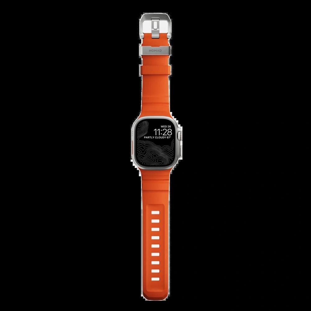 Ремешок Nomad Rocky Point Band для Apple Watch 42/44/45/49мм, Natural/Magma (NM014872858)