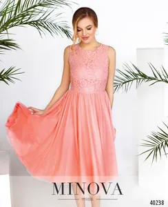 Платье 3143-персик Minova