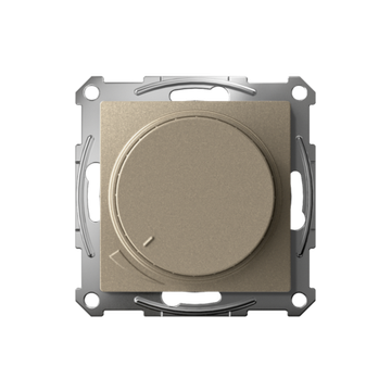 Светорегулятор поворотно-нажимной AtlasDesign 400Вт механизм шампань SE ATN000523