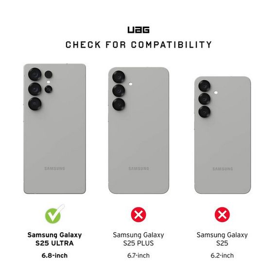 Чехол UAG Plyo Pro для Samsung Galaxy S25 Ultra прозрачный/серебро (Ice/Silver) (214486114333)