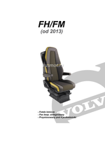 Чехлы премиум кожа + штрокс вышивка VOLVO FH/FM от 2013- г. V13 Польша