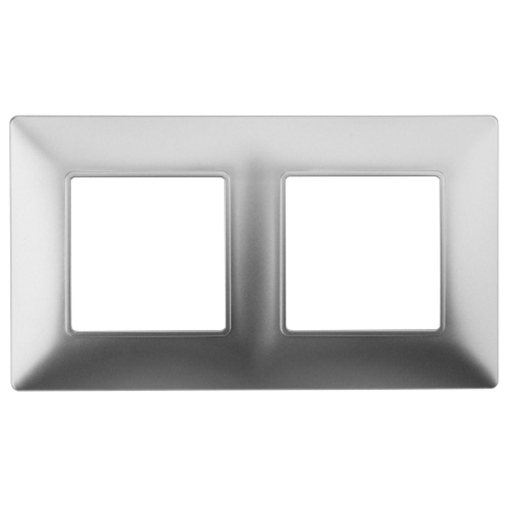 14-5002-03 ЭРА Рамка на 2 поста, Эра Elegance, алюминий